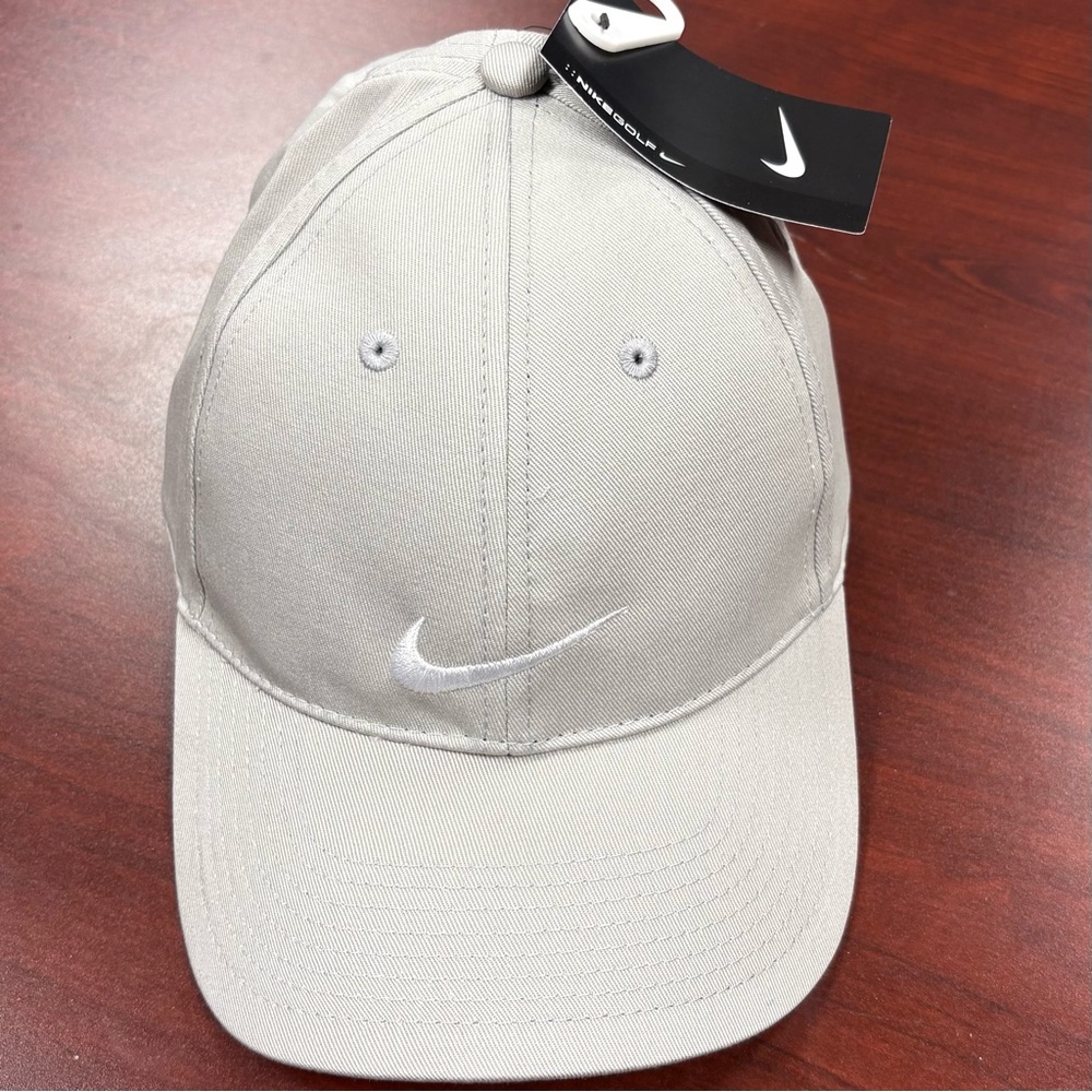 Nike Golf Adult Unisex Hat Grey Adjustable Swoosh Baseball Cap 524378-061 NWT